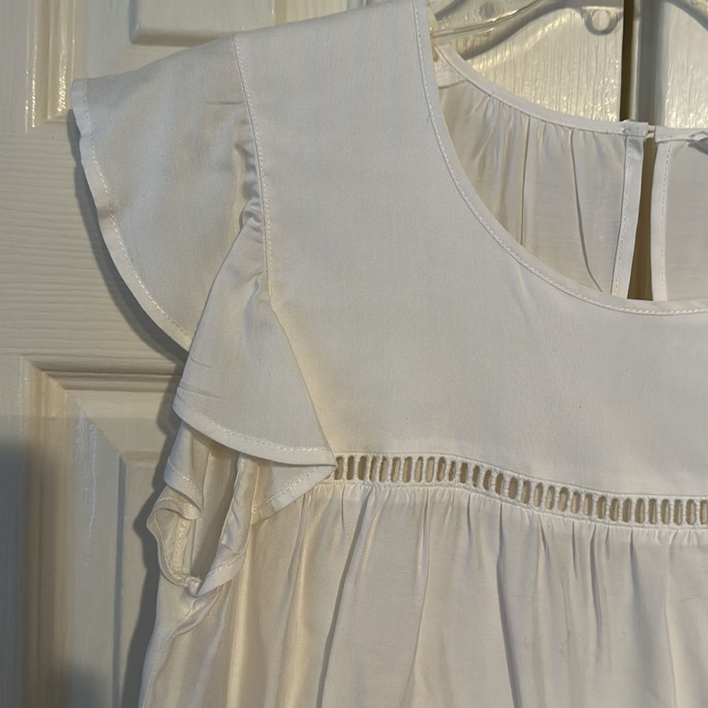 Vineyard Vines Flutter Sleeve Top - Size Small - image 3